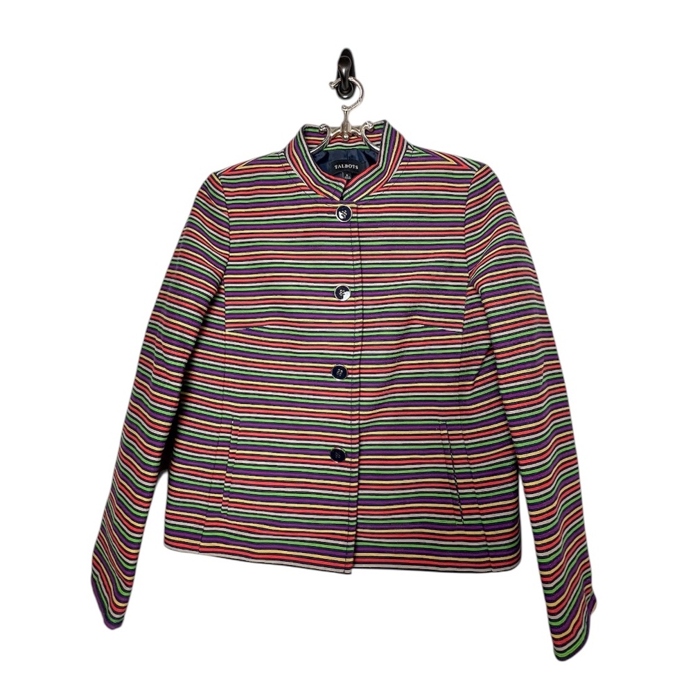 Talbot Multicolor Striped Blazer Size 6